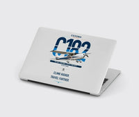 Thumbnail for Cessna 182 Skylane design on light gray MacBook case