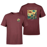 Thumbnail for VINTAGE G4199 - The Homestead Airdrop - Double-Side T-Shirt design on darkred double side t shirt
