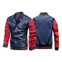 Thumbnail for Super Quality Stylish Leather Bomber Jacket - view 6