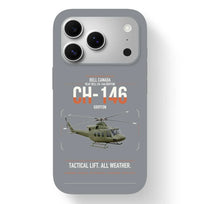 Thumbnail for Bell Canada CH-146 Griffon design on gray magsafe iphone case, for iPhone 17 Pro