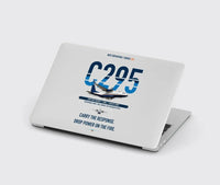Thumbnail for Airbus C295 Firefighter design on light gray MacBook case