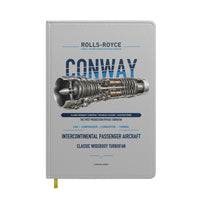 Thumbnail for CONWAY design on light gray notebook
