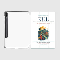 Thumbnail for Kuala Lumpur International Airport (KUL) design on white samsung tablet tablet case