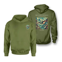 Thumbnail for VINTAGE G4021 - The Andes Crossing - Double-Side Hoodie design on greenarmy double side