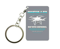 Thumbnail for DJI Phantom 4 RTK Key Chain design on gray key chain