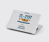 Thumbnail for Canadair CL-215T design on light gray MacBook case
