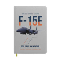Thumbnail for F-15E Strike Eagle Deep Strike Any Weather design on light gray notebook