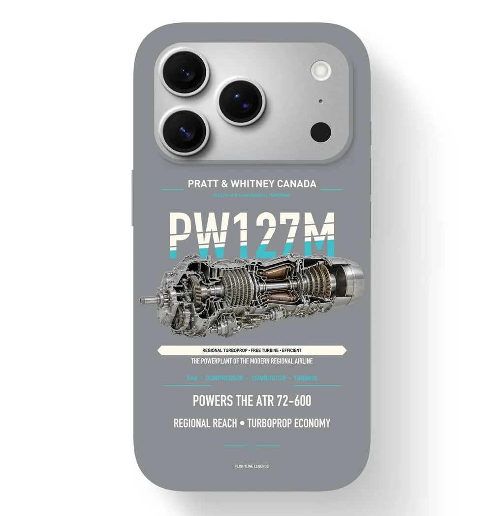 PW127M Case design on gray iphone case