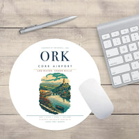 Thumbnail for Cork Airport (ORK) design on white round mouse pad
