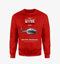 Thumbnail for Airbus H135 design on red sweatshirt