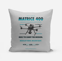 Thumbnail for DJI Matrice 400 design on light gray pillow