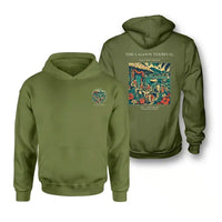 Thumbnail for VINTAGE G4057 - The Lagoon Terminal - Double-Side Hoodie design on greenarmy double side