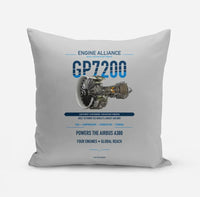 Thumbnail for GP7200 design on light gray pillow