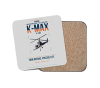 Thumbnail for Kaman K-1200 K-MAX design on light gray 1 piece coaster