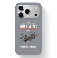Thumbnail for Boeing MH-47G Chinook design on gray magsafe iphone case, for iPhone 17 Pro