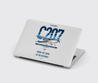 Thumbnail for Cessna T207A Stationair 8 design on light gray MacBook case