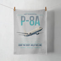 Thumbnail for P-8A Poseidon design on light gray towel