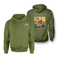 Thumbnail for VINTAGE G4046 - The Pylon Racers - Double-Side Hoodie design on greenarmy double side