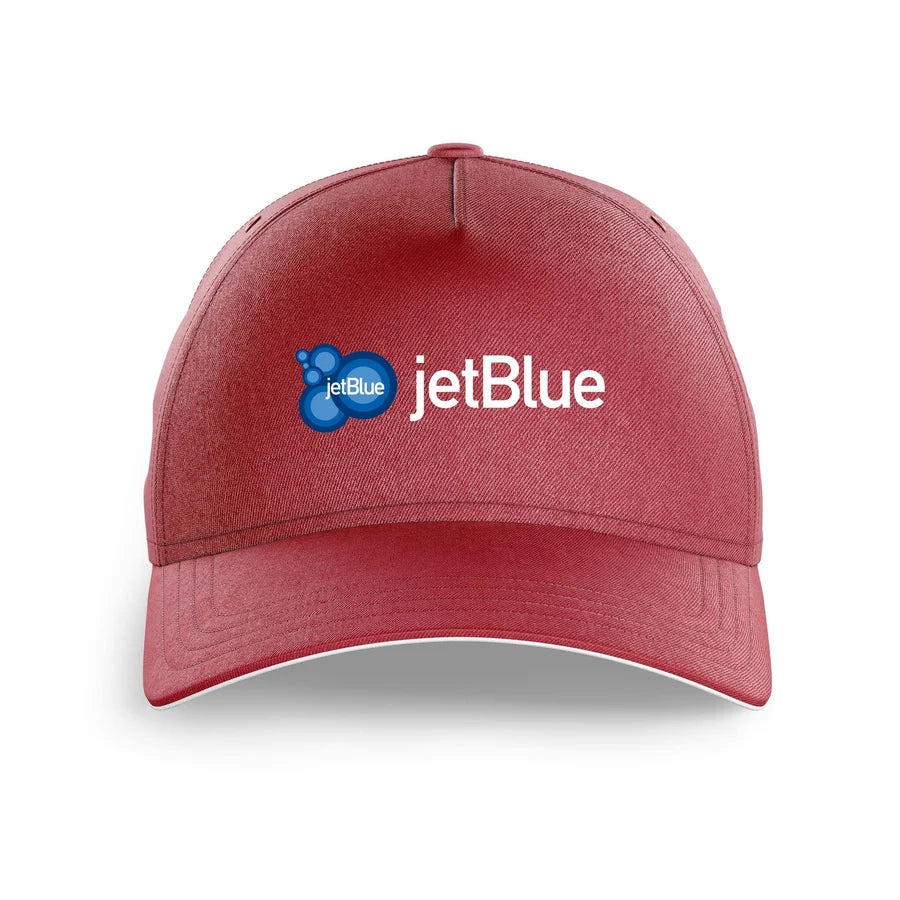 Jetblue Airways Airlines logo printed on dark red cap