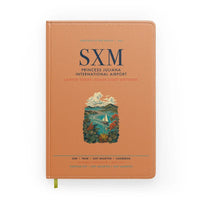 Thumbnail for Princess Juliana International Airport Sint Maarten (SXM) design on orange notebook