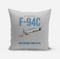 Thumbnail for F-94C Starfire design on light gray pillow