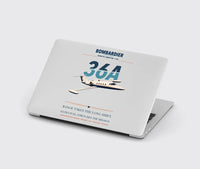 Thumbnail for Bombardier Learjet 36A design on light gray MacBook case