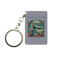 Thumbnail for VINTAGE G4030 - The Record Breakers - Designed Key Chain design on gray