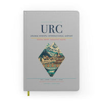 Thumbnail for Urumqi Diwopu International Airport (URC) design on light gray notebook