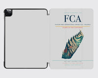 Thumbnail for Glacier Park International Airport (FCA) design on light gray ipad tablet case