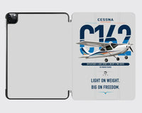Thumbnail for Cessna 162 Skycatcher design on light gray ipad tablet case
