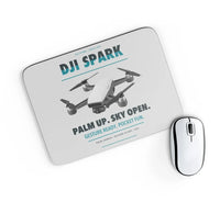 Thumbnail for DJI Spark design on light gray rectangle mouse pad