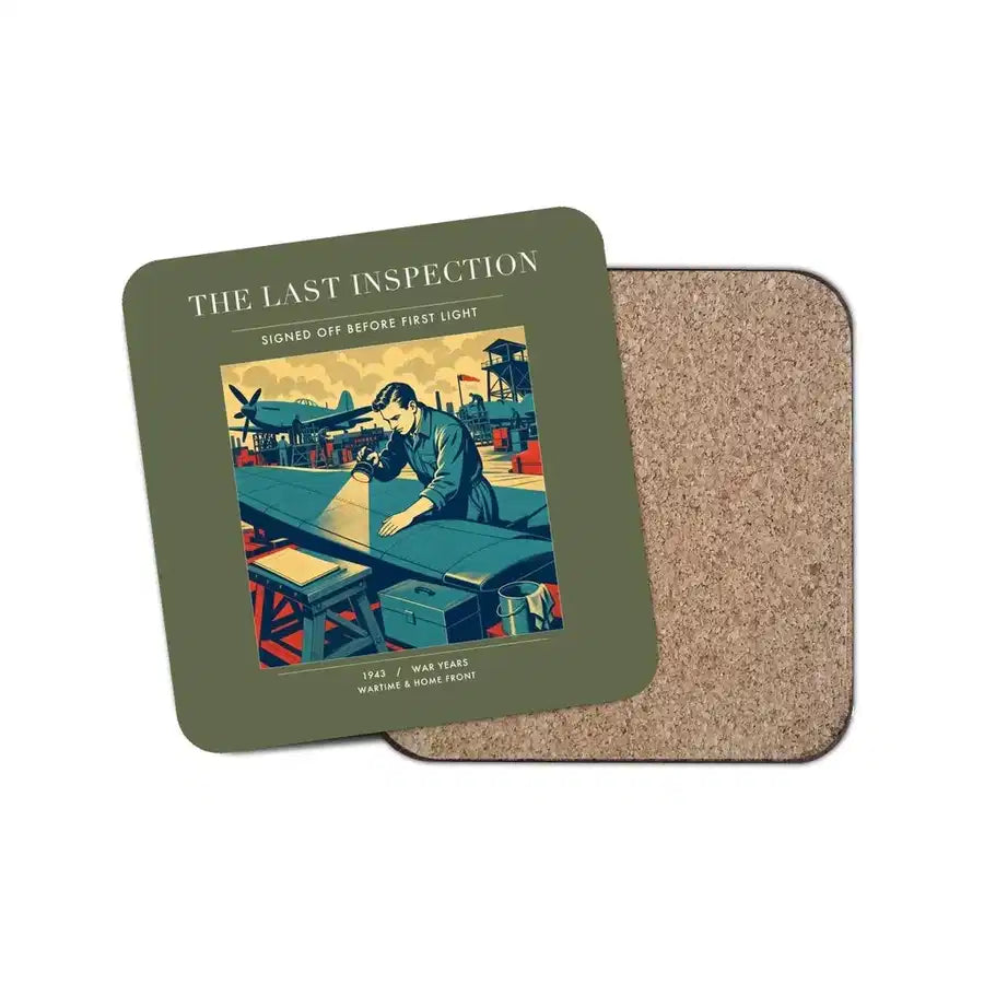 The Last Inspection - Designed Coasters design on green army 1-piece