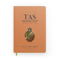 Thumbnail for Islam Karimov Tashkent International Airport (TAS) design on orange notebook