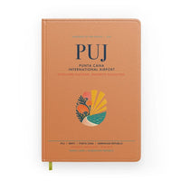 Thumbnail for Punta Cana International Airport (PUJ) design on orange notebook