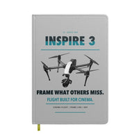Thumbnail for DJI Inspire 3 design on light gray notebook