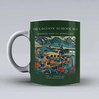 Thumbnail for VINTAGE G4270 - The Lagoon School Bus - Ceramic Mug design on darkgreen