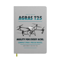 Thumbnail for DJI Agras T25 design on light gray notebook
