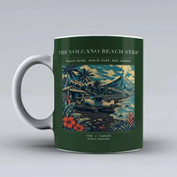 Thumbnail for VINTAGE G4405 - The Volcano Beach Strip - Ceramic Mug design on darkgreen