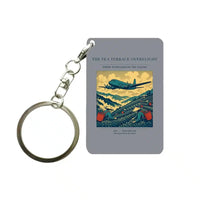 Thumbnail for VINTAGE G4342 - The Tea Terrace Overflight - Designed Key Chain design on gray