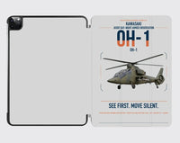 Thumbnail for Kawasaki OH-1 design on light gray ipad tablet case