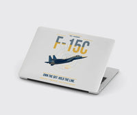 Thumbnail for F-15C Eagle design on light gray MacBook case