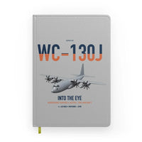 Thumbnail for WC-130J Hurricane Hunter design on light gray notebook