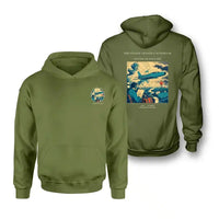Thumbnail for VINTAGE G4393 - The Storm Chaser's Notebook - Double-Side Hoodie design on greenarmy double side