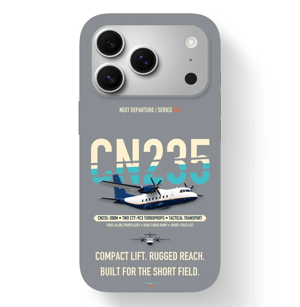 Airbus CN235-300M Case design on gray iphone case