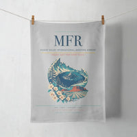 Thumbnail for Rogue Valley International–Medford Airport (MFR) design on light gray towel