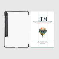 Thumbnail for Osaka International Airport (ITM) design on white samsung tablet tablet case