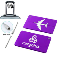 Thumbnail for Cargolux Aluminum Luggage tag in purple