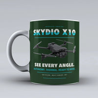 Thumbnail for X10 Mug design on dark green skydio