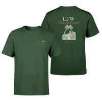 Thumbnail for Lome-Tokoin International Airport (LFW) design printed on dark green double-side t-shirt