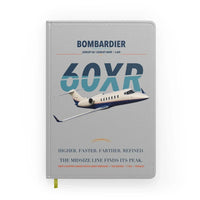 Thumbnail for Bombardier Learjet 60XR design on light gray notebook